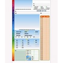 BUSTA LAVORAZIONE CELESTE 1000PZ 17,2x23,5 cm MC090CS