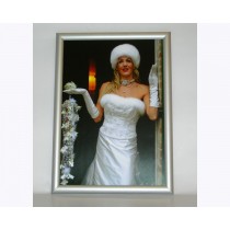 CORNICE 29,7X21 A4 ALLUMINIO ANODIZZATO VA0602 