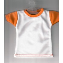 MINI T-SHIRT MANICA COLORATA ARANCIONE 5PZ VA01260A