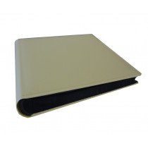 ALBUM 33X33 IN ECOPELLE BIANCA  60FG NERI AL3411BN