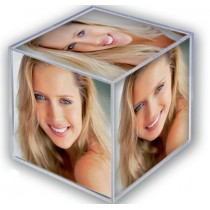 CUBO PORTAFOTO PER 6 FOTO 6,5x6,5 cm PF8150