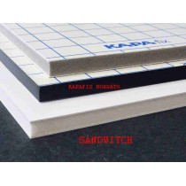 PANNELLO ADESIVO SANDWICH BIANCO (10PZ) CM 40x60 MC0489