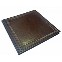 ALBUM 33x33 COPERTINA IN ECOPELLE MARRONE  18FG OCC47