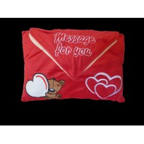 CUSCINO LETTERA CINIGLIA  I LOVE YOU 1 F.10X15 PF112W 