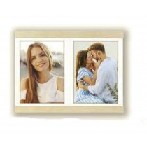CORNICE MULTIFOTO  2X13X18 - 1X13X13 IN LEGNO PFDB457