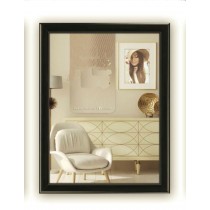 CORNICE 30x45 IN LEGNO VERNICIATO NERO PFDP354L
