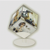 CUBO ROTANTE IN ACRILICO 6 FOTO 8.5X8.5 PFEWA13
