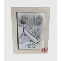 CORNICE 13X18 LEGNO BABY SHABBY CON APLICAZIONI  PFG004