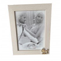 CORNICE 13X18 LEGNO BABY SHABBY CON APLICAZIONI  PFG006