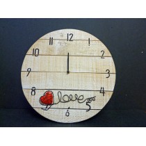 OROLOGIO IN LEGNO ANNAMARIA  CLOCK  PFWS396