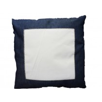 CUSCINO JEANS  QUADRATO CM 40X40 COMPLETO DI IMBOTTITURA VA01293