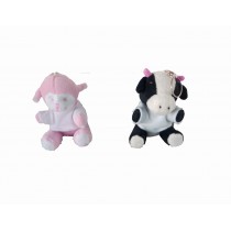 PORTACHIAVE ANIMALI PELUCHE 2 PZ per stampa sublimatica VA02058