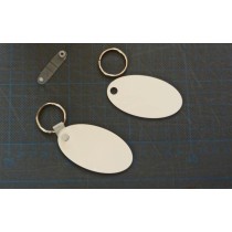 PORTACHIAVE METALLO OVALE 10PZ SUBIMATICO VA05917