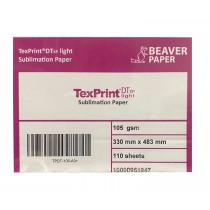 CARTA SUBLIMATICA A3+ (PLUS)  110 FG TEXPRINT DTXP VA0931A+