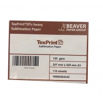 CARTA SUBLIMATICA RICOH A3 120g TEXPRINT DTR  VA0931AR 
