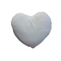 CUSCINO CUORE BIANCO CM 40X40 POLIESTERE VA0949