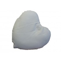 CUSCINO CUORE BIANCO CM 40X40 POLIESTERE VA0949