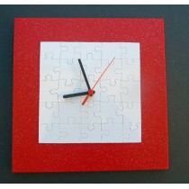 OROLOGIO PUZZLE LEGNO GLITTERATO 30X30 VACK11