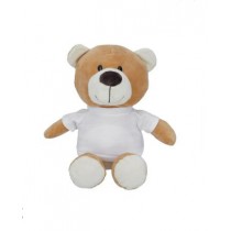 PELUCHE ORSETTO CM 23 CON MINI T SHIRT VA02022