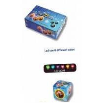 ADDOBBO PALLA NATALIZIA  A LED CONF. DA 6 PEZZI PFWB888
