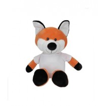 PELUCHE VOLPE  CON MINI T SHIRT CM 23 VA02018