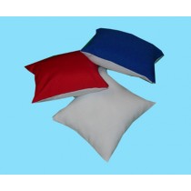 MINICUSCINO QUADRATO 15X15 BIANCO POLIESTERE VA01050