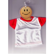 MINI T-SHIRT MANICA COLORATA ROSSA 5 PZ VA01260R