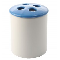 PORTAPENNE PORTASPAZZOLINO CON COPERCHIO COLORATO 6 PZ VA0942C 
